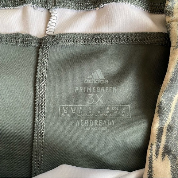 Adidas x Zoe Saldana Primegreen AEROREADY 7/8 Tights Leggings Blue Oxide: 3X - Picture 8 of 12